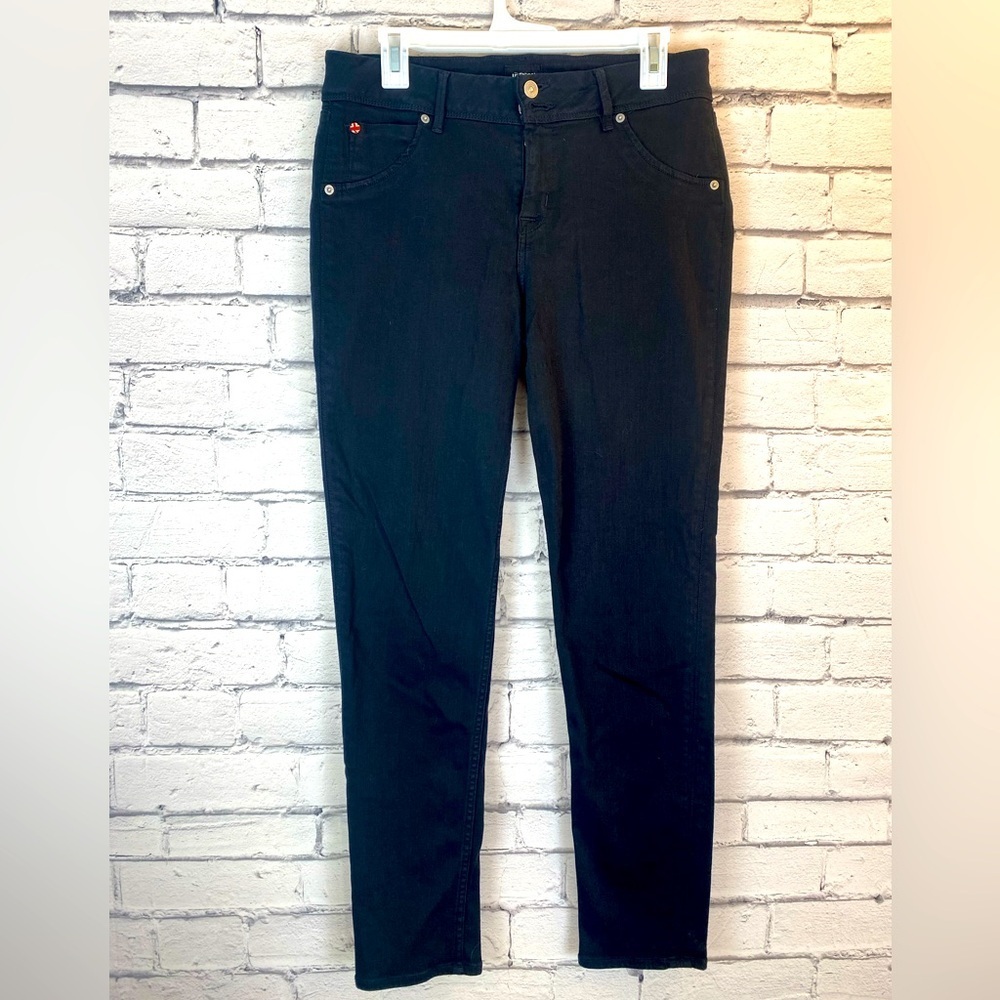 Hudson Jeans Collin Black Skinny Jeans size 31/US 12